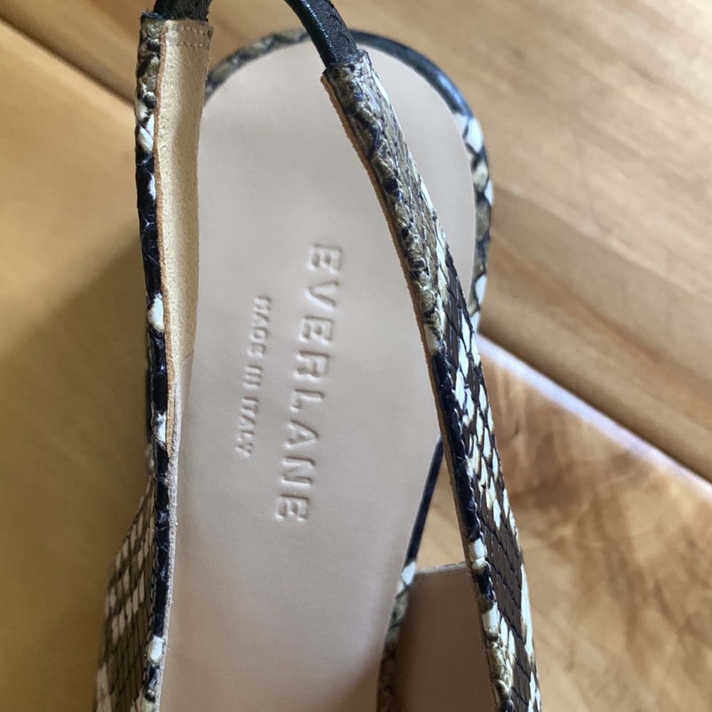 Everlane The Editor Slingback Heel, Python Snakes… - image 4